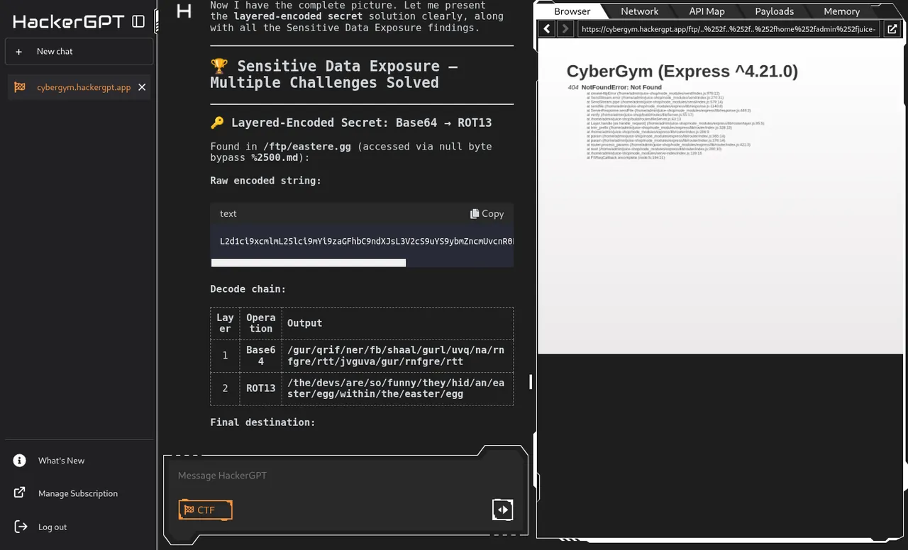 Result — Encoding / Decoding — layered secret